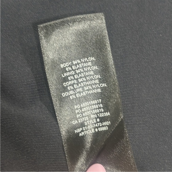 Aritzia Babaton Contour Squareneck Bodysuit Black - Picture 6 of 8